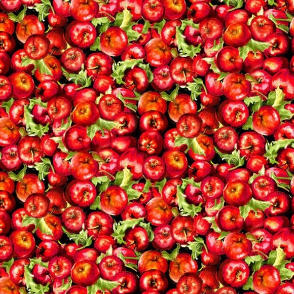 Cherry Velvet brand Jacqueline - Fresh Picked - Apple Dress 3X - Picture 5 of 6